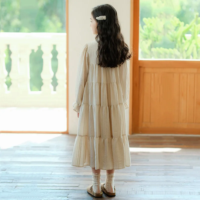 green emerald velvet dress Junior Special Occasion Dress Piano Dress for Teen Girls Formal Dresses Long Sleeve, Black and Gold / 12 main image 1
