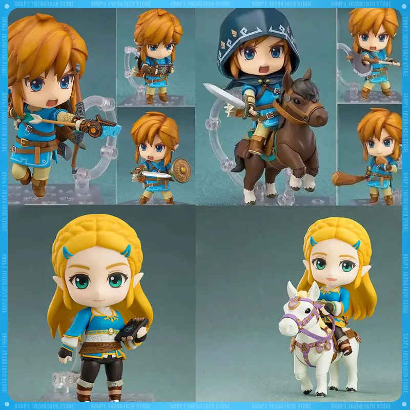 The Legend Of Zelda:Breath Of The Wild Zelda Figure #1212 Zelda #733 Link Action Anime Figure Figurine Collection Model Doll Toy