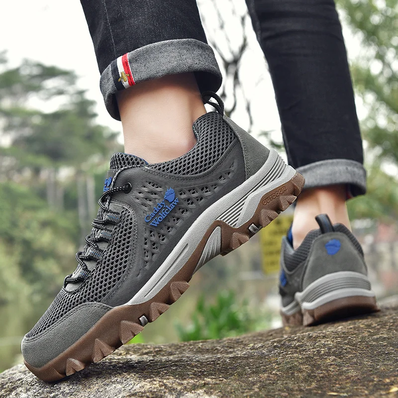 Sneakers Uomo Sportive E Casual - Scarpe Trekking Running Estive Traspiranti - Foto 4