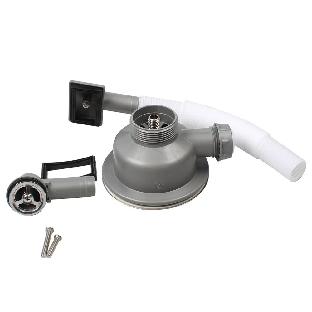 Talea Stainless Steel Kitchen Sink Drain Strainer Bowl Type PP Material Shell Drainer With Overflow Pipe XK225C040