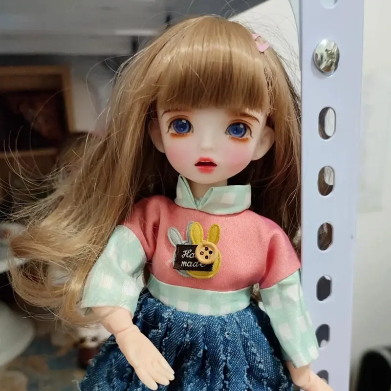 Novo Tipo Bonito Cabeça Da Boneca De Maquiagem 1/6 Bjd Bebê Boneca  Acessórios 3d Olhos Crianças Diy Vestir-se Brinquedo - Bonecas - AliExpress