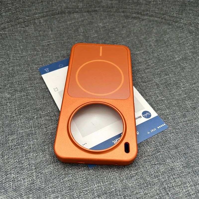 Luxury Matte Wireless Charging Magnetic Case with Camera Lens Protection and Shockproof Hard PC Cover