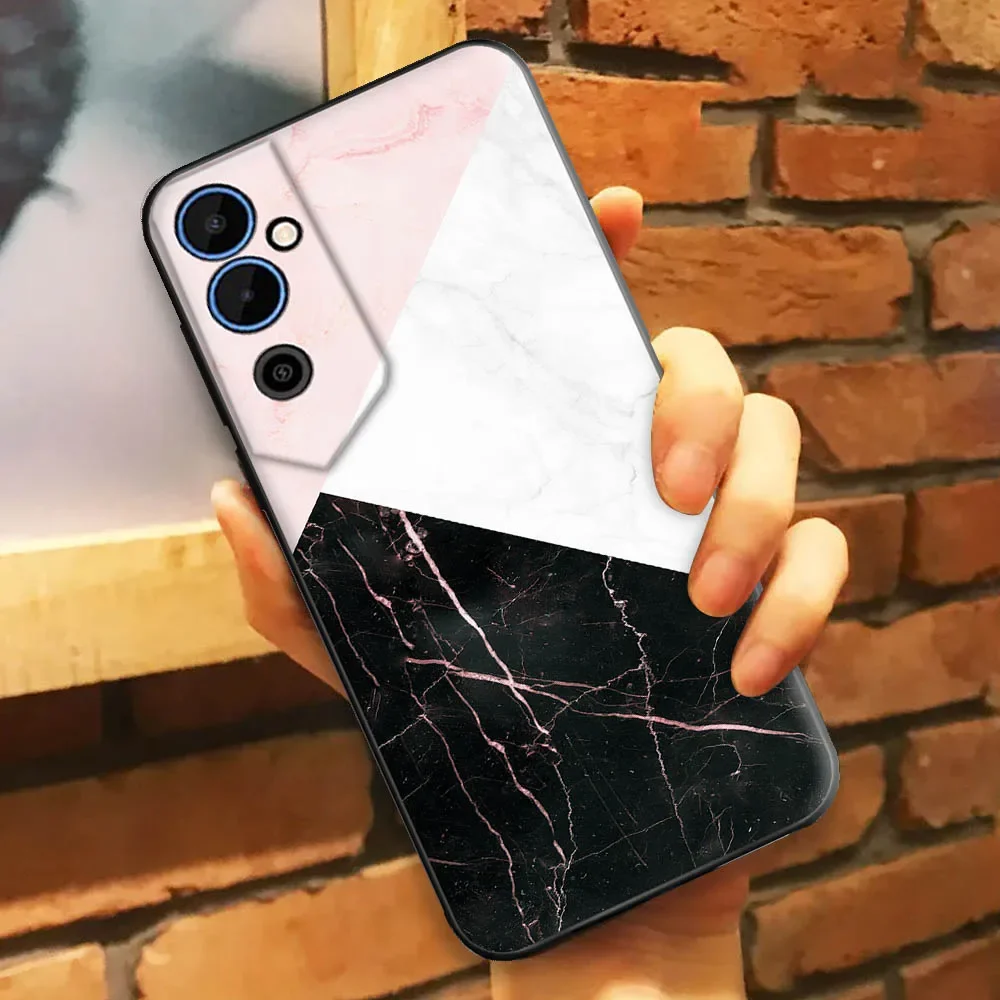 Marble TPU Soft Silicone Phone Case for Tecno Pova Neo Series