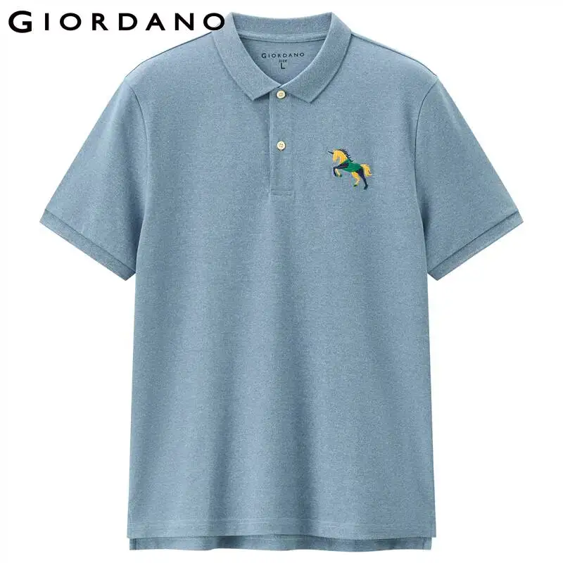 Рисунок 2 - Giordano мужские поло с вышивкой