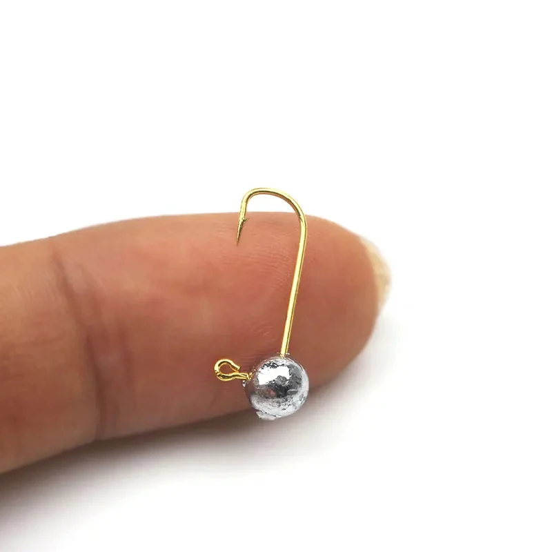 Têtes plombées micro jig 10 pièces 1g à 5g pour pêche ultra légère et ice fishing