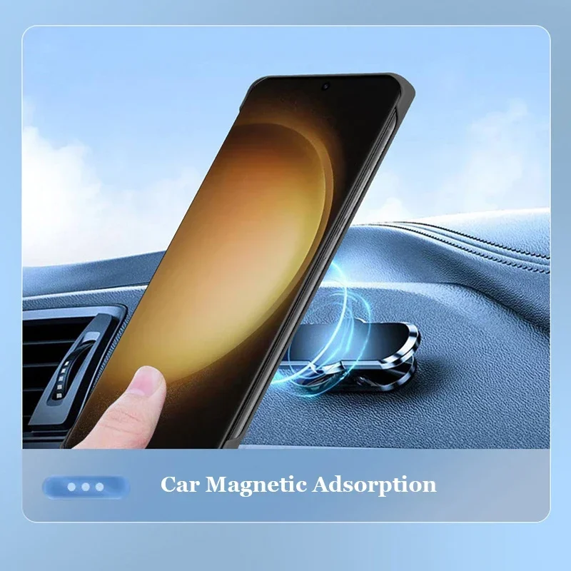 Sleek Car-Mounted Magnetic Case with Heat Dissipation