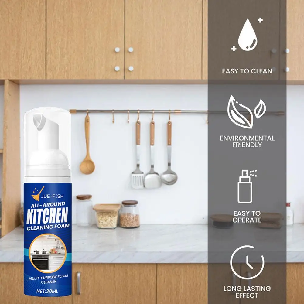 Kitchen Cleaning Foam All-round Dissolve Cleaner Spray Stove Oil Tool