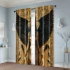 2pcs, Curtains&Window Treatment 2D print with the goddess Isis_ pharaohs and hieroglyphics Polyester (without rod) Festive Use 6