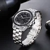 PLADEN 2023 New Watch For Men Luxury Brand Stainless Steel Quartz Wristwatch Fashion Automatic Date Speed Chronograph Man Clock 2