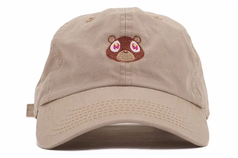 Kanye West Ye Bear Dad Hat Cartoon Little Bear Embroidery Baseball Cap Snapback Unisex Summer Outdoor Leisure Caps baseball caps baseball hat
