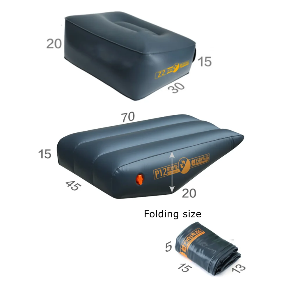 Car Inflatable Mattress Front Slope Pad Inflated Stool Cushions In The Rear Seat Gap Self-driving Traveling Supplies Accessories