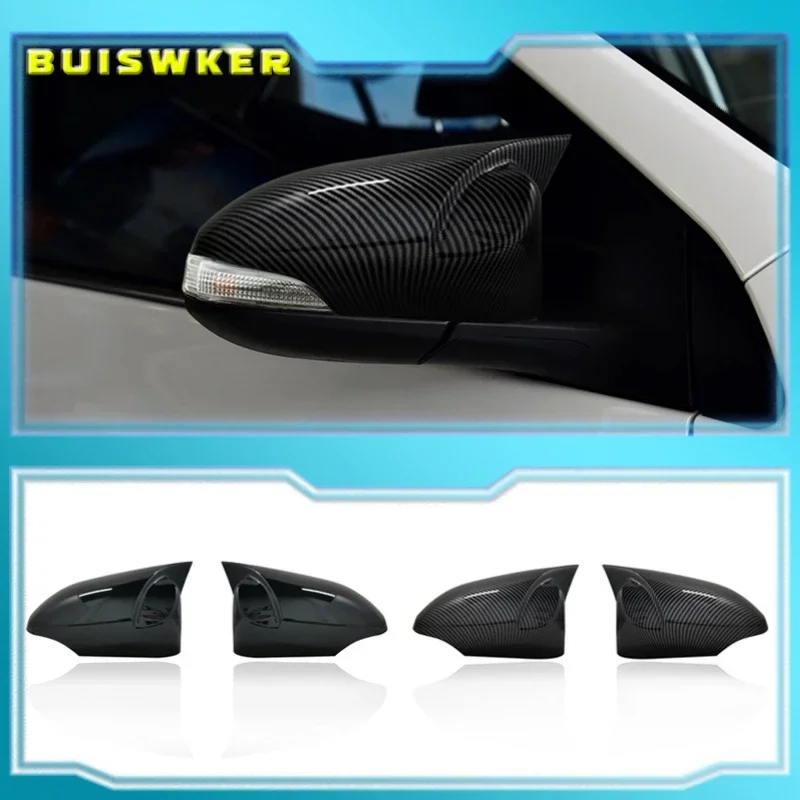 

For Toyota Corolla 2014 2015 2016 2017 Car Side Wing Mirror Cover Rear-View Caps Black high quality types