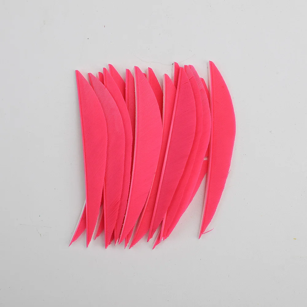 Plumes De Fletching 5 Pouces Aile Droite - Naturelles Barrées - Lot De 25 - Tir à L'arc