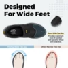 FitVille Men's Shoes Wide Width Slip On Hiking Comfortable Loafers Go Walking and Trekking Trails  Sneakers with Arch Support 5