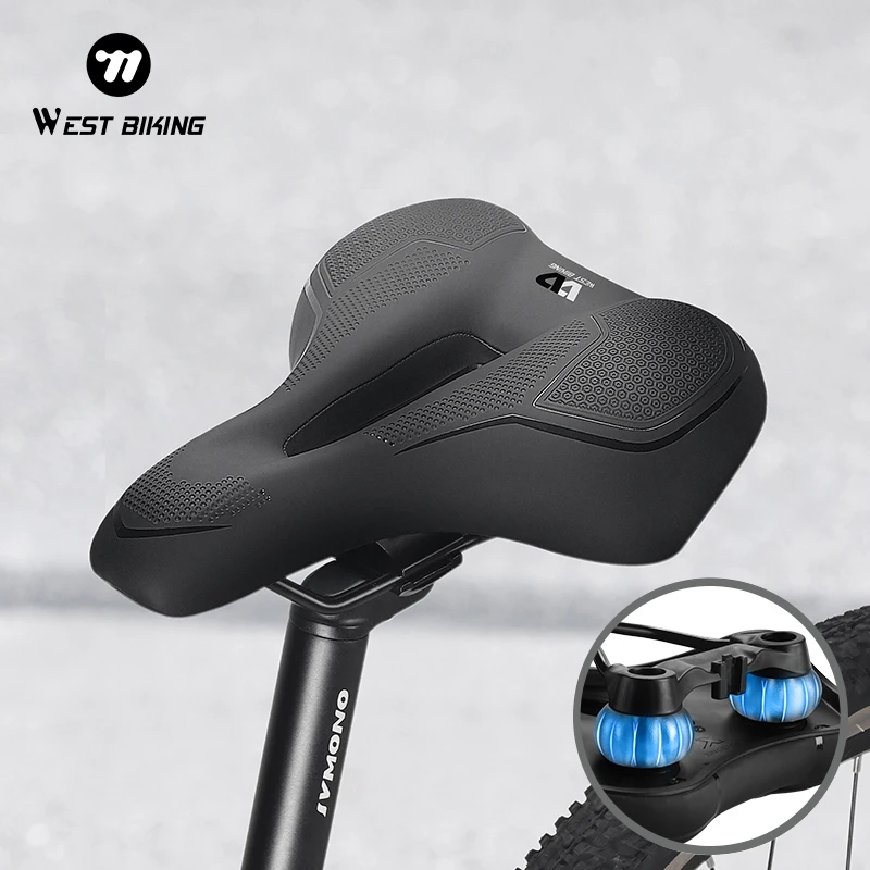 RED High Quality Road Bike Soft Shockproof Waterproof Saddle