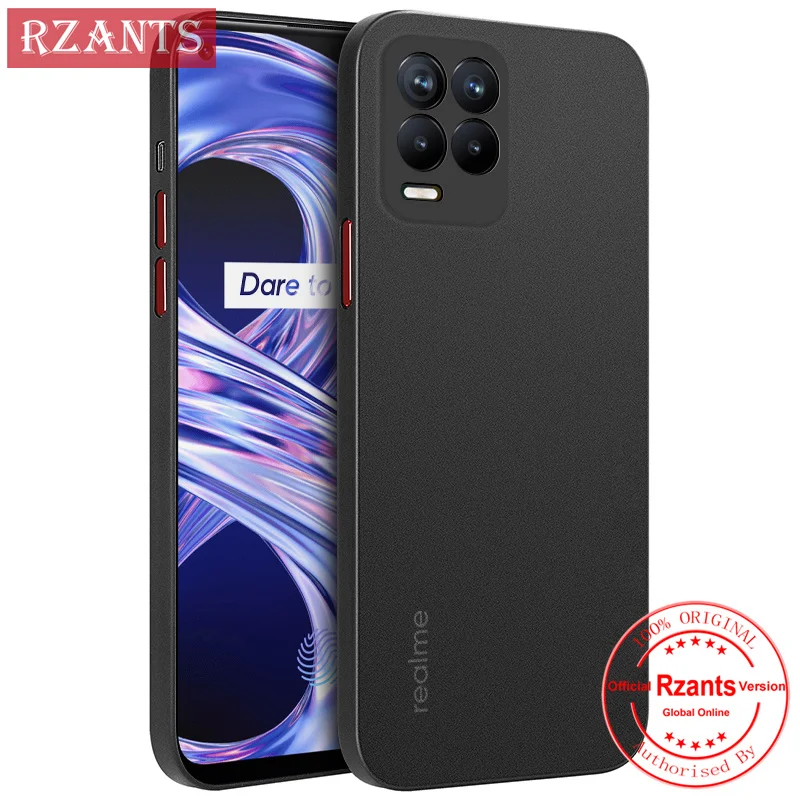 Матовый чехол Rzants для Realme 8 Pro Ультратонкий матовый полупрозрачный телефона с