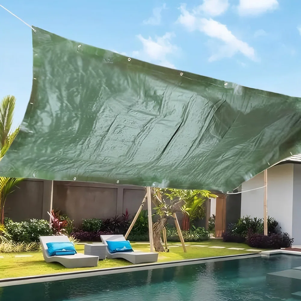 Tarpaulin Waterproof Multipurpose Protective Cover Sunscreen All Purpose Tarp Cover 6x10/10x13/13x16 Feet Thick Poly Tarp Cover