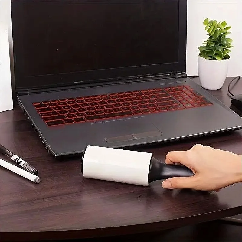 Lint Roller 1/3/6PCS Lint Roller with Refills Sticky Replace Paper Roll Perfect For Clothing Cleaning Pet Hair Replaceable Roll Brush