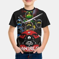 Disney The Same Summer Product For Men Women N-ninjagos SpongeBob SquarePants Joint The Same kids Short-sleeved T-shirt clothes 1
