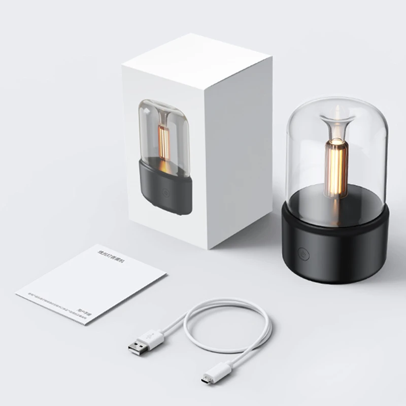 Candlelight Fire Flame Aromatherapy Essential oil Diffuser for Home Room Fragrance Ultrasonic Air Humidifier USB Aroma Diffuser 6