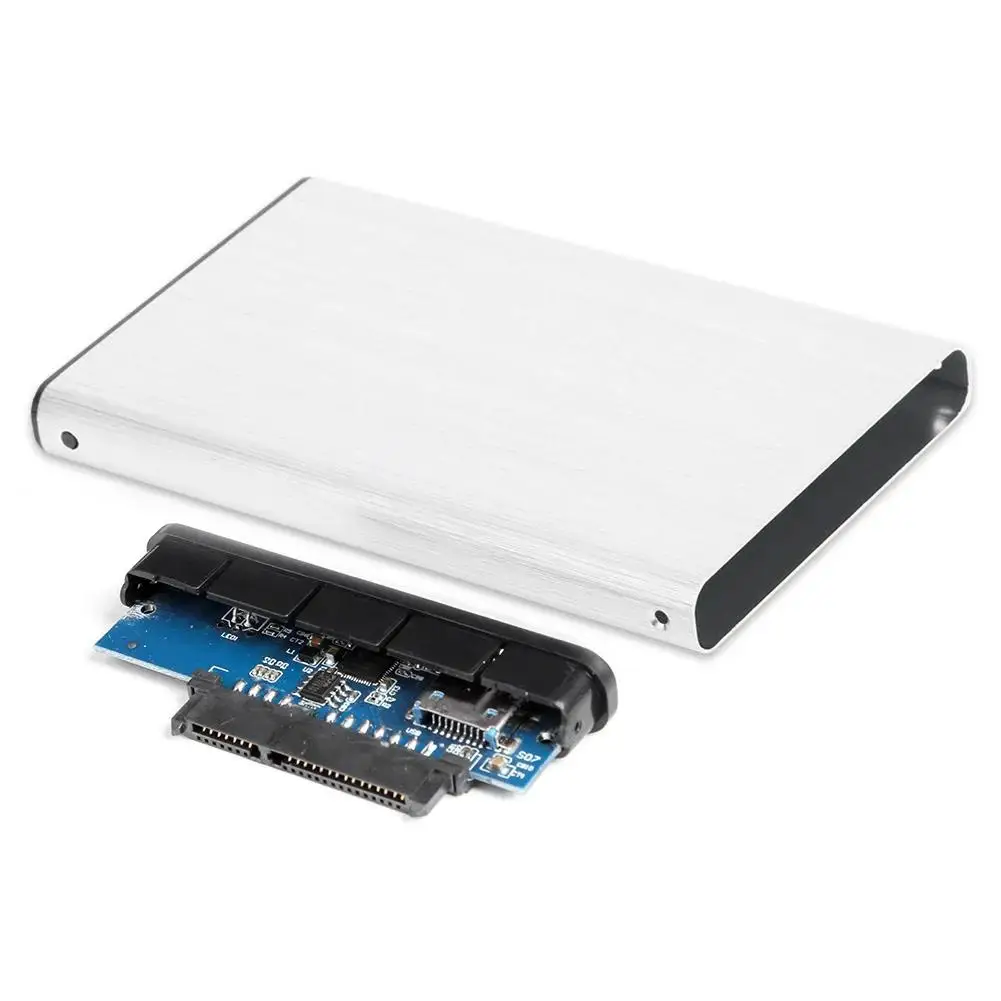 Ʈ PC  ϵ ̺ ũ ڽ, 2.5 ġ USB 3.0, USB 2.0 , 10TB HDD SSD  Ŭ ̽