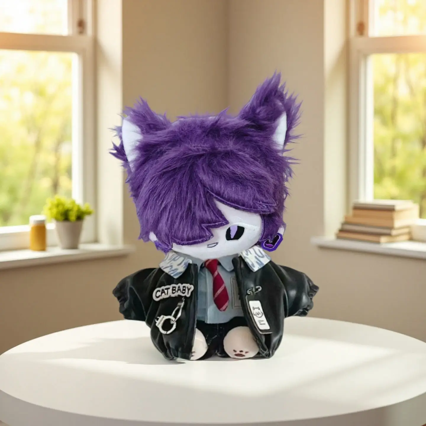 20cm Dress up Doll COS Cookie Run Kingdom Black Sapphire Cookies Cute Plush Doll Body Stuffed Toys Dolls Adult Kids Figures Gift - 5