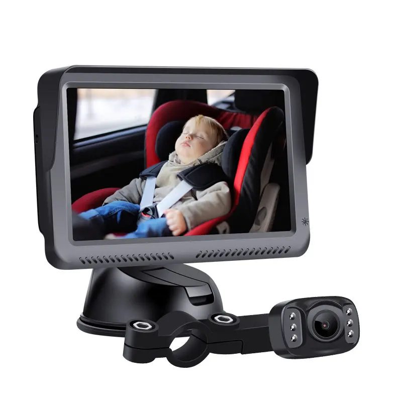 1080P Baby Car Mirror Baby Car Camera Night Vision Safety Car Seat Mirror Cameras Monitored Mirrors with Wide Crystal Clear View