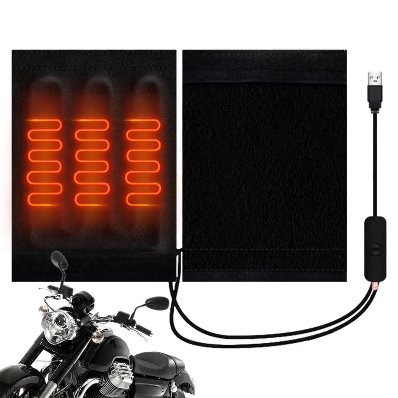 

Motorcycle Electric Heated Handlebar USB Motorcycle Heated Grips Winter Hand Warmers Universal Motor Handlebar Heater For bikes