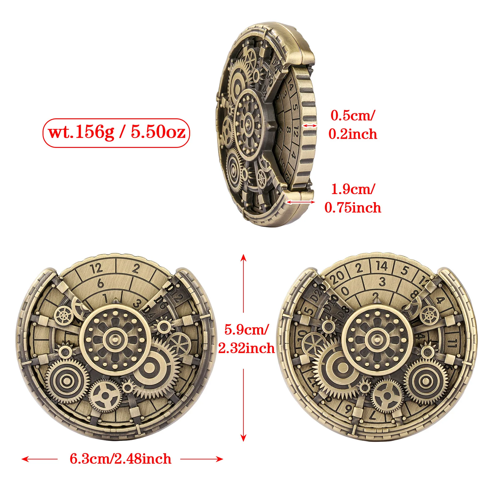 EDC Metal Relieve Stress Relief Reducing Toy Fidget Roller Spinner Spinning Top Gyroscope Decompression Rotating For Children