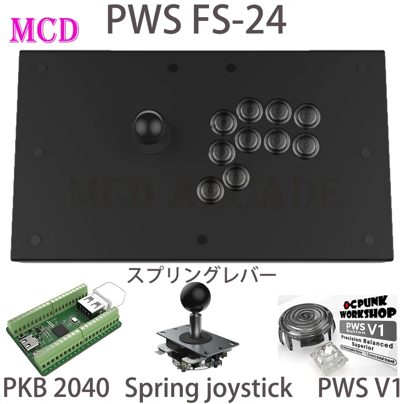 Punk Workshop PWS FS-24 PWS FS-30 Arcade Fight Stick For PC SF6
