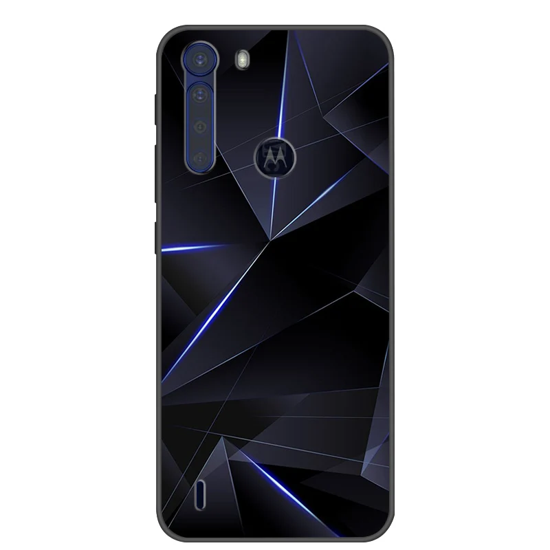 Fashionable Cool Soft Silicone Cover for Motorola One Fusion+ Phone