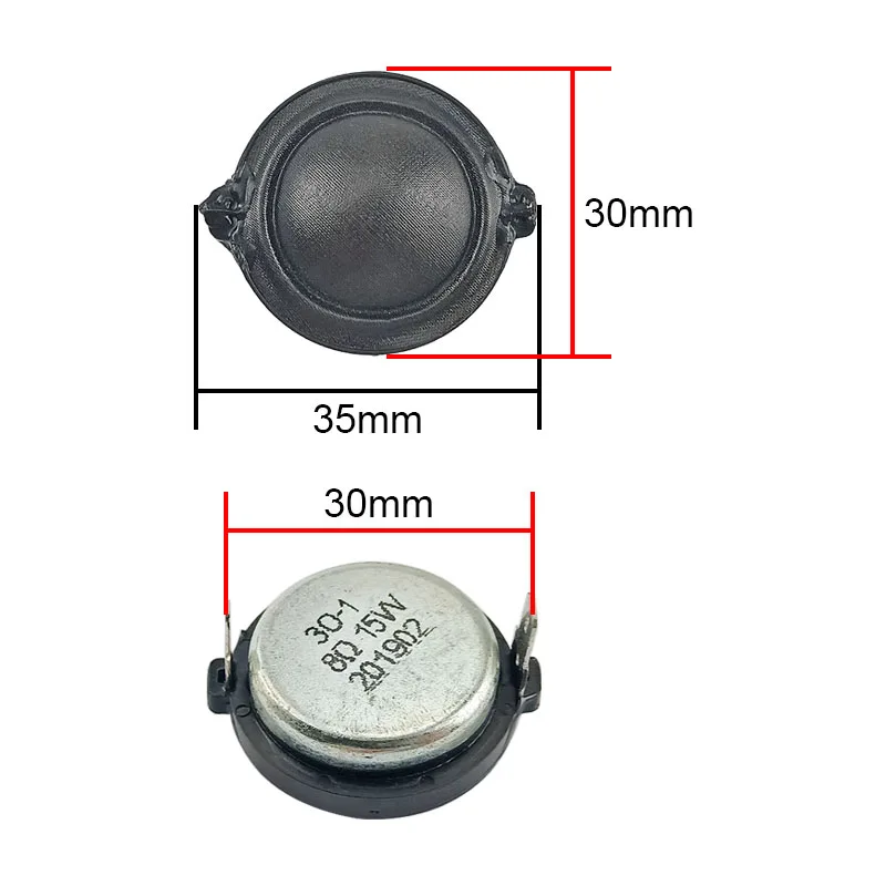 Tweeter Speaker 1Pairs tweeter speaker 1.2 inch 30mm Dome Silk Small Neodymium Treble 2 way DIY Car Audio 8ohm 15W