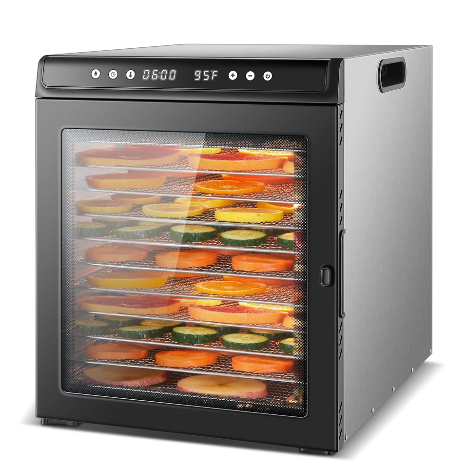 Commercial 12 Tray Food Dehydrator with Timer