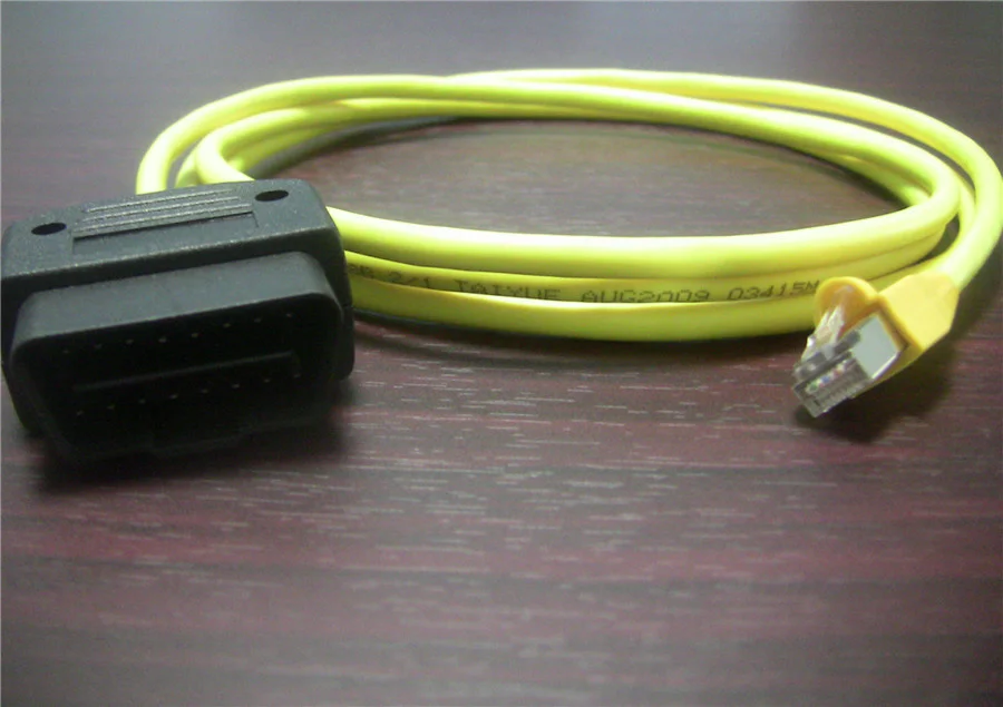 Hot Sell ESYS Data Cable for BMW ENET Ethernet to OBD Interface E-SYS ICOM F-Series Coding OBD2 Diagnostic Cable ping