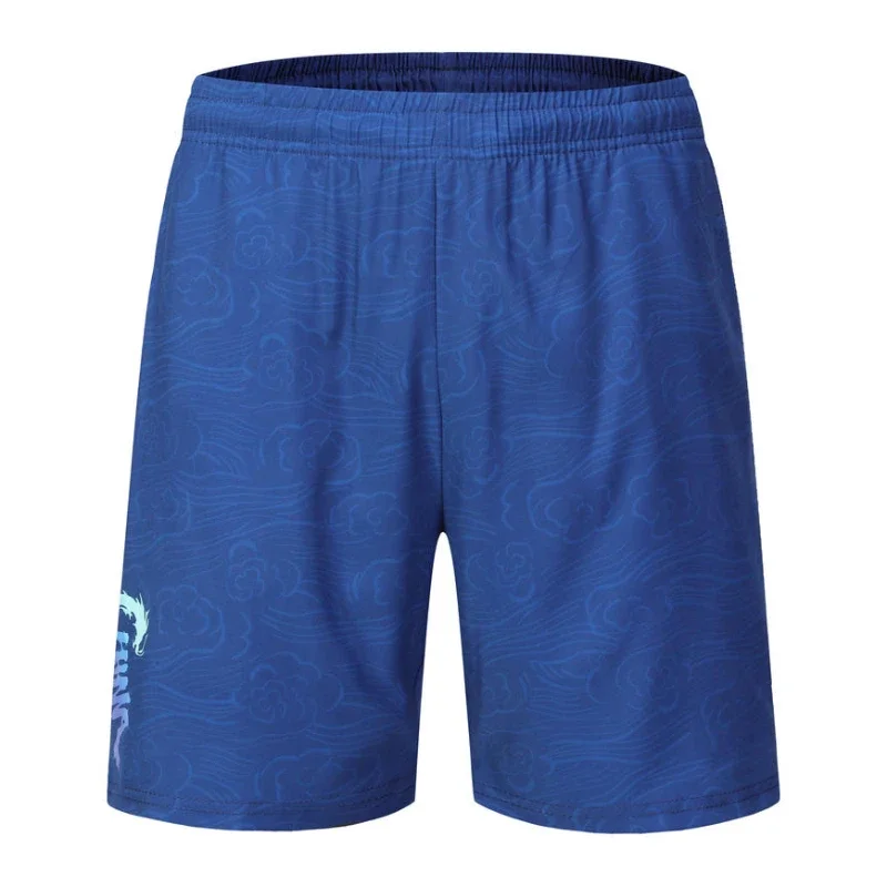 China Dragon Table Tennis Shirt Shorts Suits 2 Pcs For Men Women Children Red Blue Badminton Ping Pong Clothes