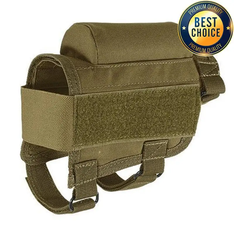 Nylon Tactical Rifle Cheek Rest Ammo Pouch Bag for Hunting