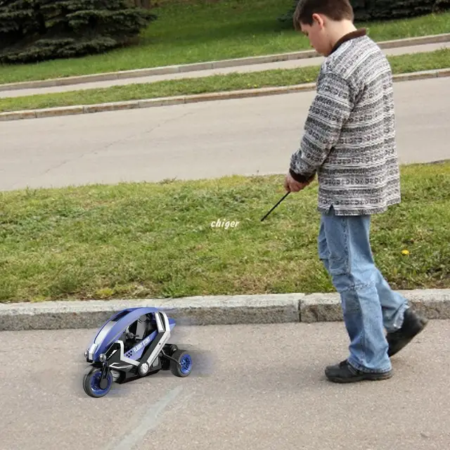 Large Kids Motorcycle Electric Remote Control RC Car Mini Motorcycle 2.4Ghz Racing stunt Motorbike Boy Toys For Children 5