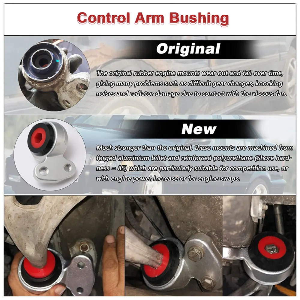 EPMAN Ball Joint Lower Bushings Front Control Arm Bush Replacement for