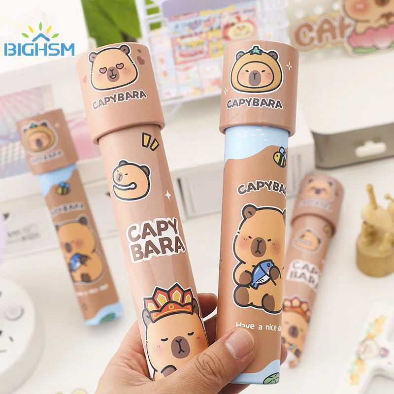 Cartoon Cute Piggy Kaleidoscope Classic Educational Toy Changeable Multi-prism Telescope Autism Kids Puzzle Toys