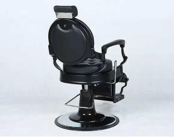 Men's oil head hairdressing chair, large chair for hair salon, barber shop, hair cutting, downable lifting rotating chair