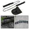 24 Inch Manual Tree Limb Chain Saw Folding Logging Saws Sharp Manual Steel Rope Chain Saw for Camping/Hiking/Fishing/Picnic Use 3