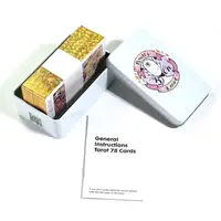 10.3*6 cm Britt's Third Eye Tarot in A Tin Box with Guidebook 78Pcs 1