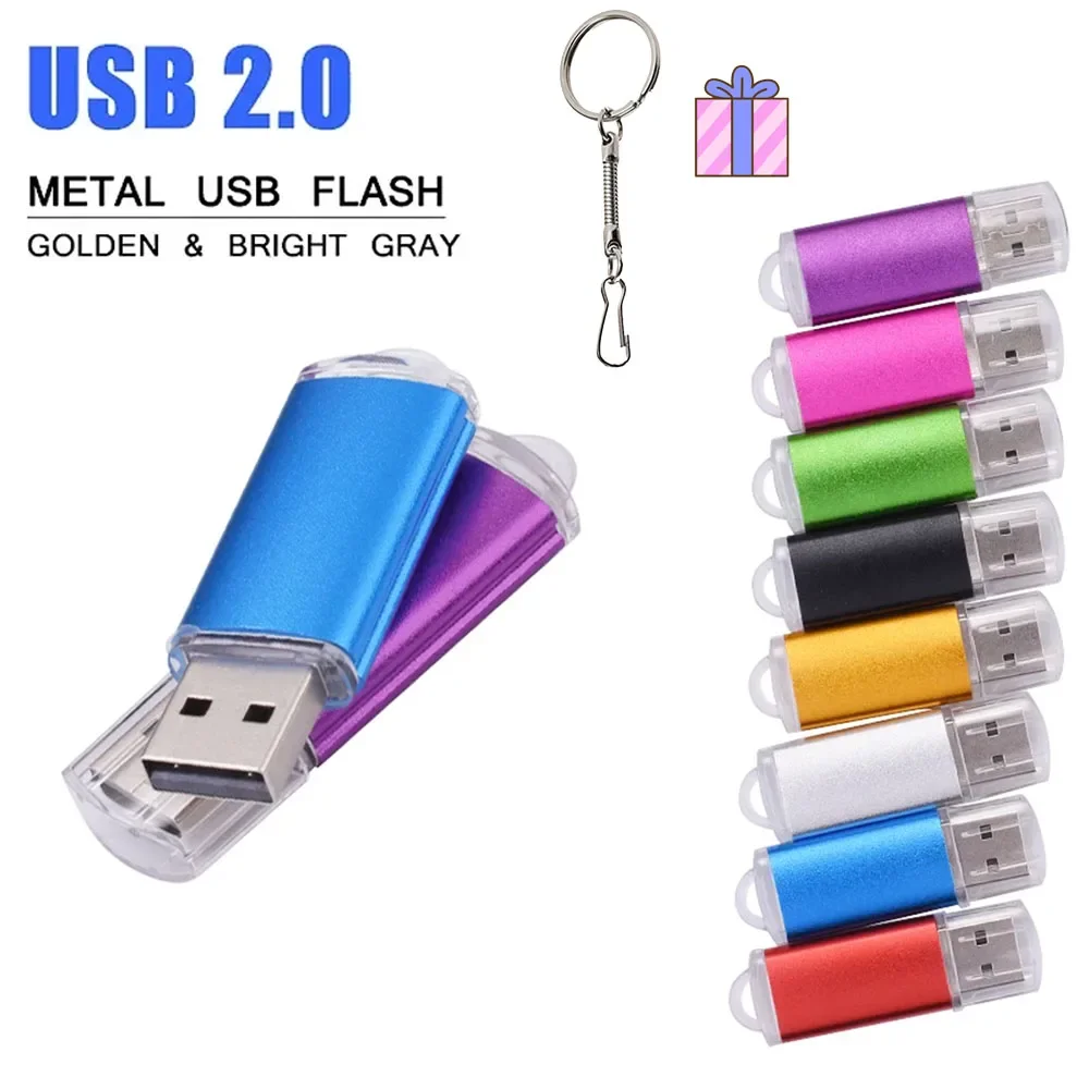 thumbnail image 1 of Memoria USB JASTER de 128 GB con capacidad real al 100 % y llavero gratuito, memoria USB de 64 GB, miniunidad de metal de 32 GB y 16 GB, regalo de empresa, 1 of 5