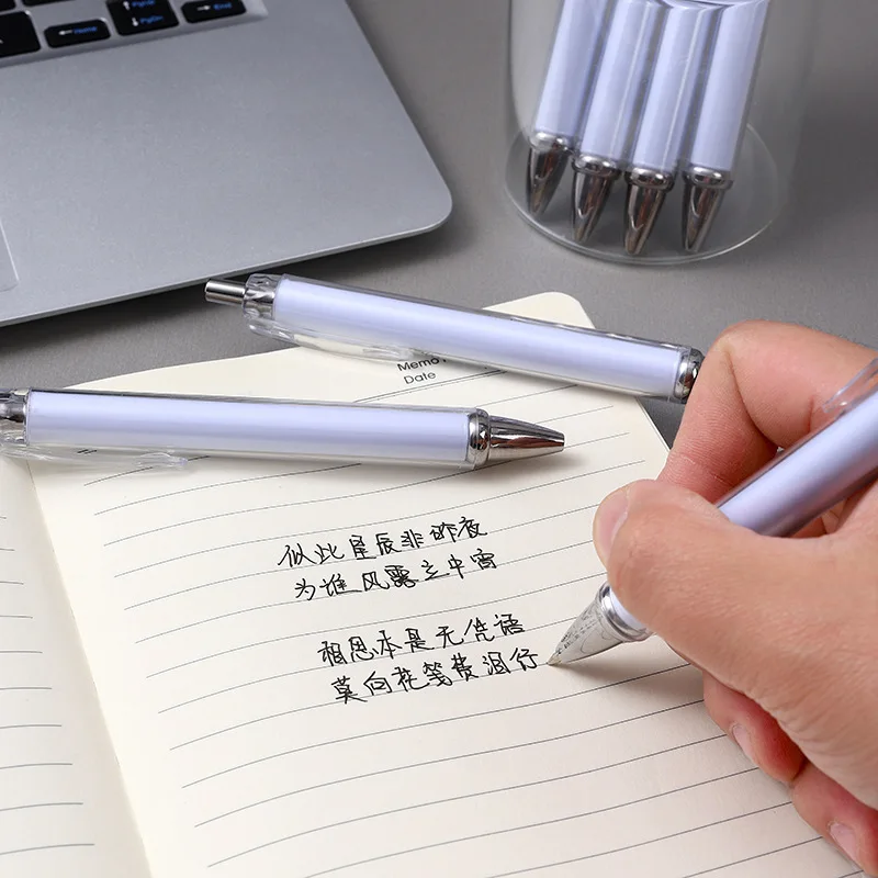 Sleek Quick-Dry Black Pen with Precision 0.38 Tip