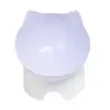 Plastic Tilted Elevated Cat Bowl Pet Food Bowl Tilt Supplies Bowl High Pet Bottom Protector Feeding Neck Antichoking Bowl NEW 4