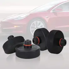 

4Pcs Black Rubber Jack Lift Point Pad Adapter Safe Raise Heavy Duty Car Tools Styling Accessories For Tesla Model X/S/3