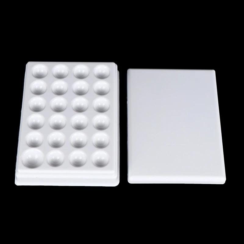 Dental Lab 24 Slot Plastic Palette Watering Plate Mixing Plate Mixing Tool color palette,watercolor palette