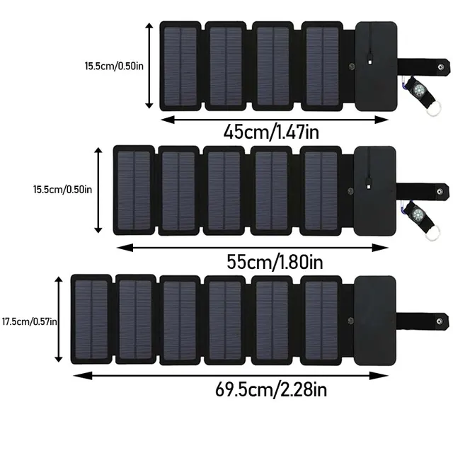 Outdoor Multifunctional Portable Solar Charging Panel 6