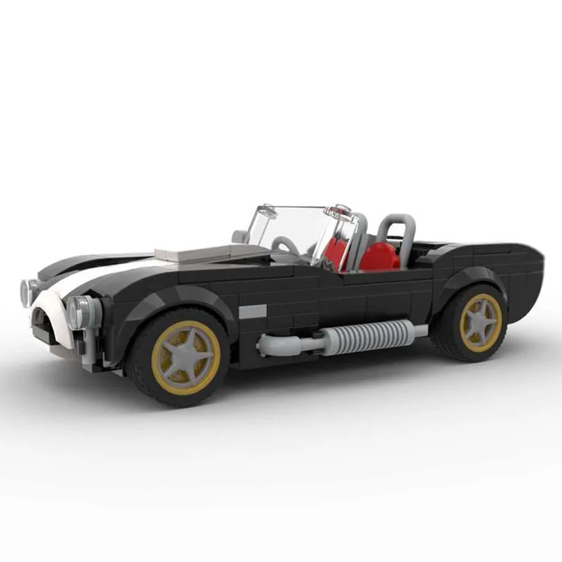 

Спортивный автомобиль, Модель гоночного автомобиля «Кобра» 1962, модель строительного блока, модель 255 шт., детский подарок на день рождения, Рождественская игрушка, подарок