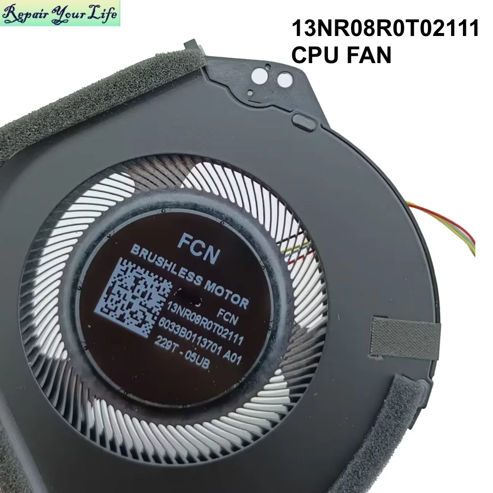 CPU GPU Cooling Fans for Asus ROG Zephyrus M16 GU603 GU603ZM GU603ZE ZW GU603ZX Laptop Cooler Fan 13NR08R0T02111 13NR08R0T03111 cooling fan